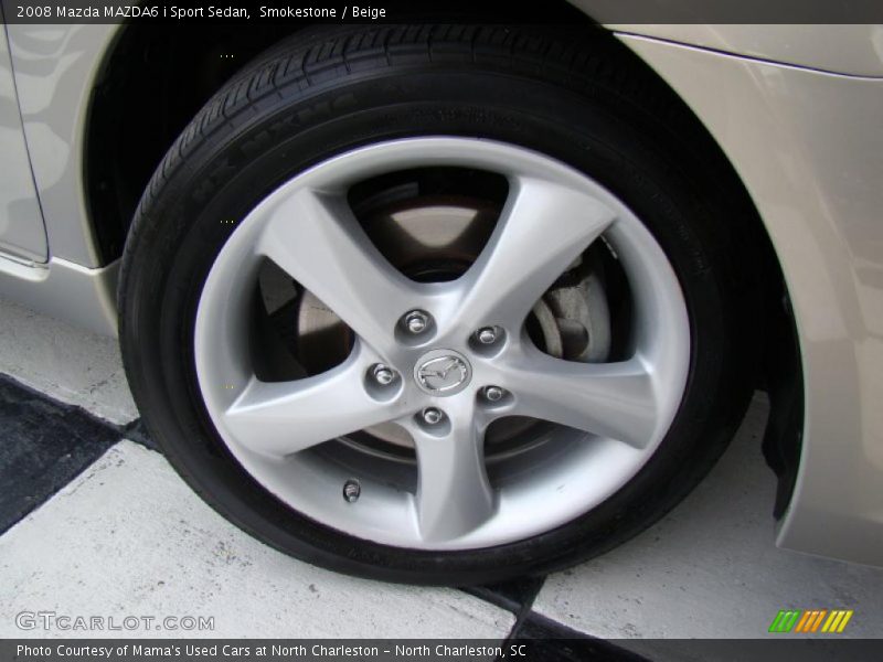 Smokestone / Beige 2008 Mazda MAZDA6 i Sport Sedan