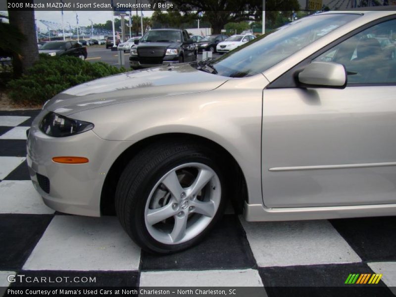 Smokestone / Beige 2008 Mazda MAZDA6 i Sport Sedan
