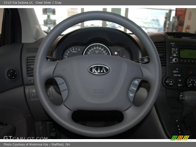Clear Silver / Gray 2010 Kia Sedona LX