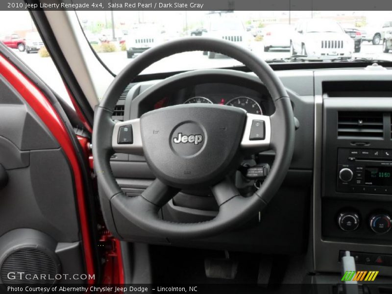 Salsa Red Pearl / Dark Slate Gray 2010 Jeep Liberty Renegade 4x4