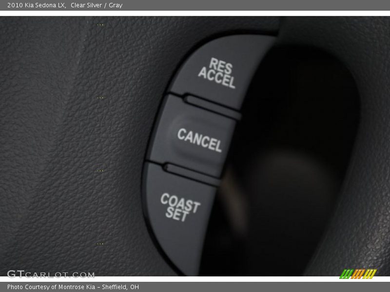 Clear Silver / Gray 2010 Kia Sedona LX