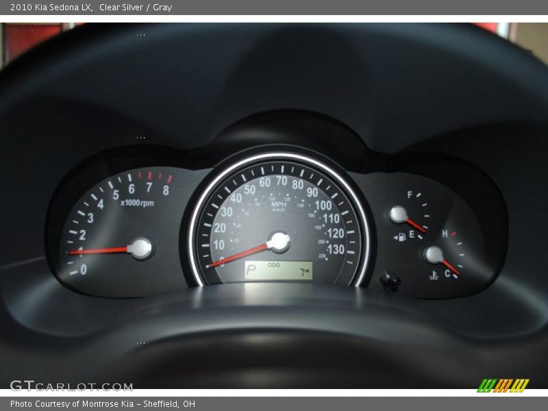 Clear Silver / Gray 2010 Kia Sedona LX