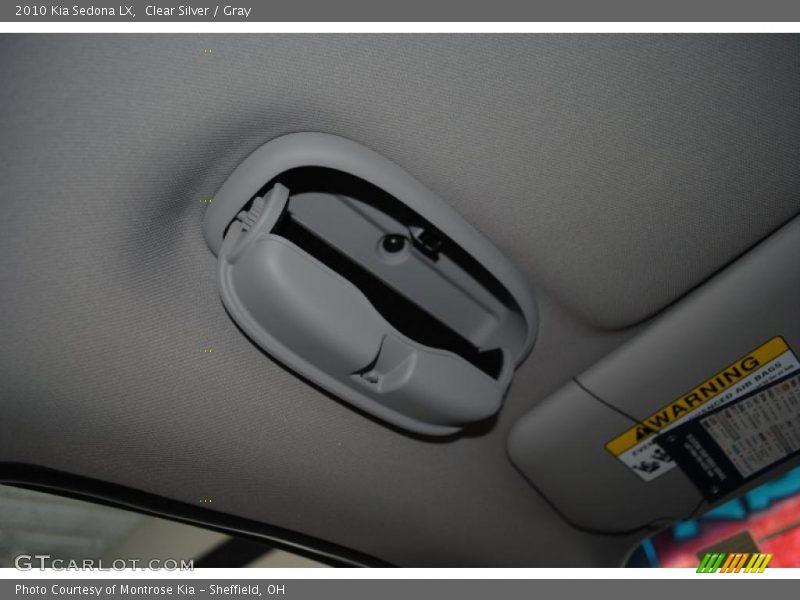 Clear Silver / Gray 2010 Kia Sedona LX