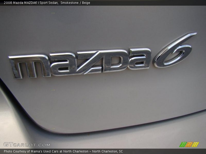 Smokestone / Beige 2008 Mazda MAZDA6 i Sport Sedan