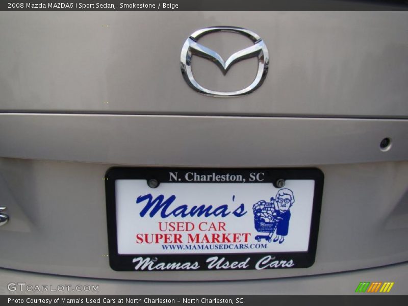 Smokestone / Beige 2008 Mazda MAZDA6 i Sport Sedan