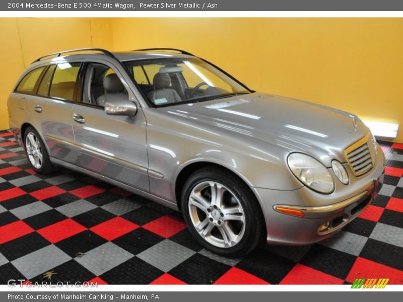 Pewter Silver Metallic / Ash 2004 Mercedes-Benz E 500 4Matic Wagon