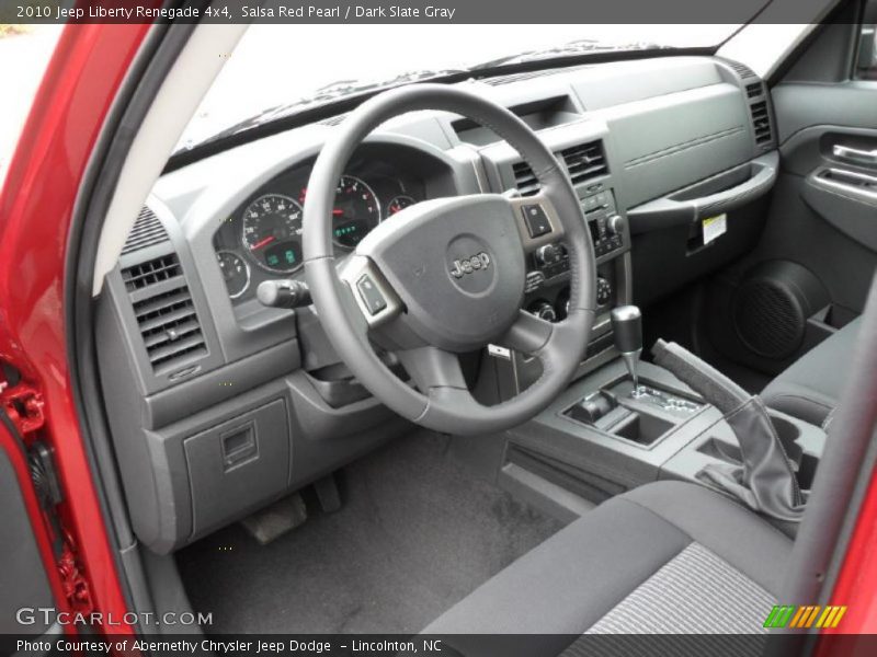 Salsa Red Pearl / Dark Slate Gray 2010 Jeep Liberty Renegade 4x4