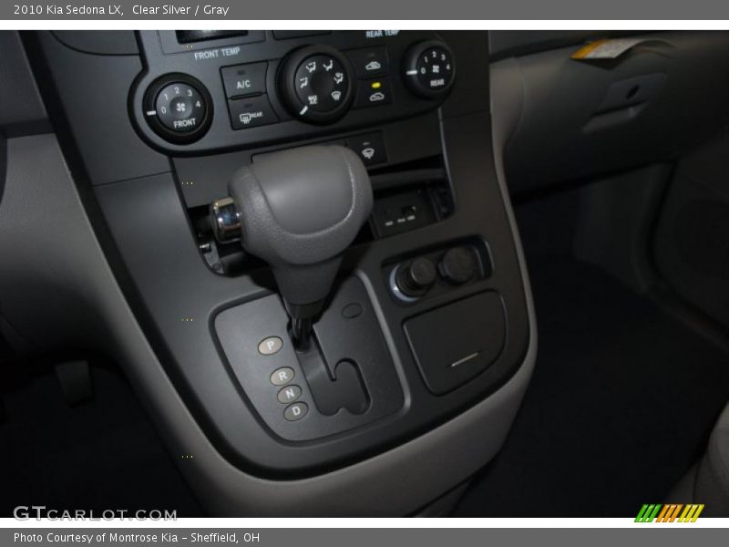 Clear Silver / Gray 2010 Kia Sedona LX