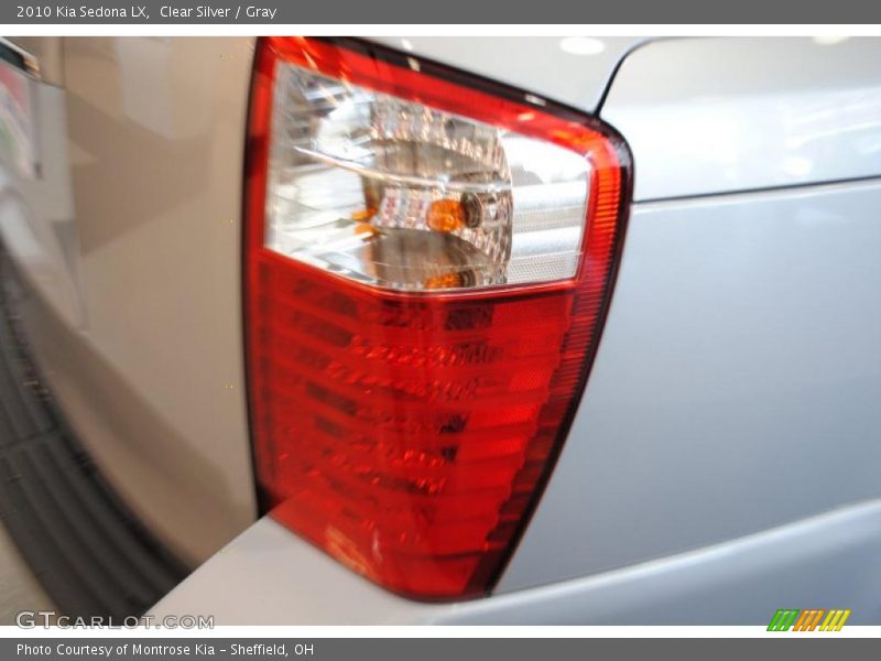 Clear Silver / Gray 2010 Kia Sedona LX