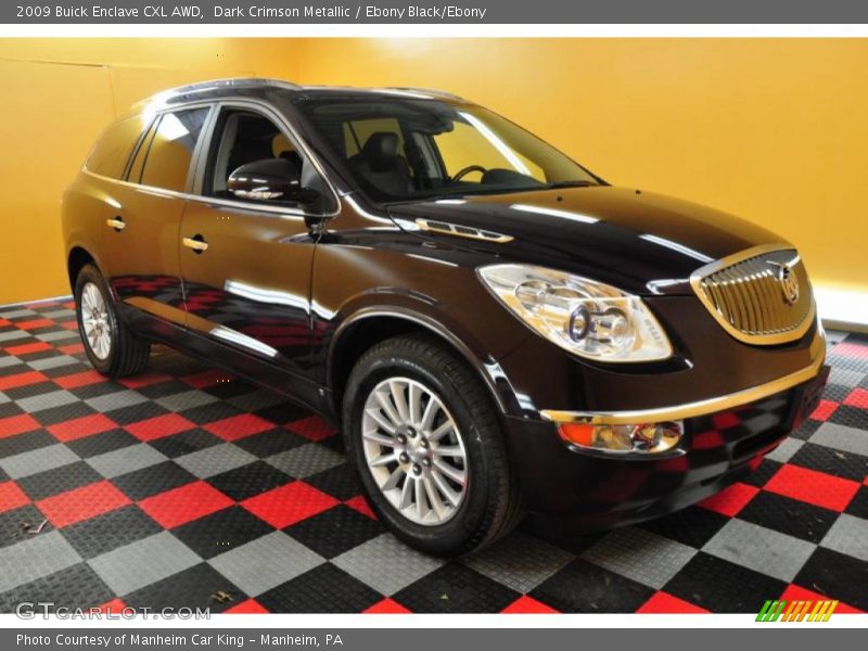 Dark Crimson Metallic / Ebony Black/Ebony 2009 Buick Enclave CXL AWD