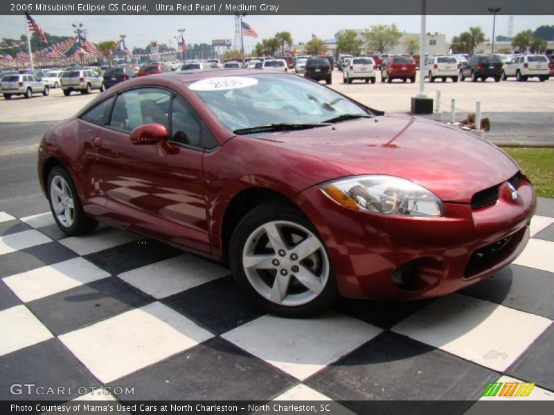 Ultra Red Pearl / Medium Gray 2006 Mitsubishi Eclipse GS Coupe