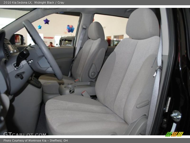 Midnight Black / Gray 2010 Kia Sedona LX