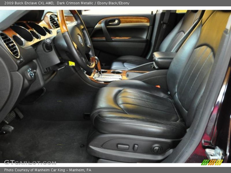 Dark Crimson Metallic / Ebony Black/Ebony 2009 Buick Enclave CXL AWD