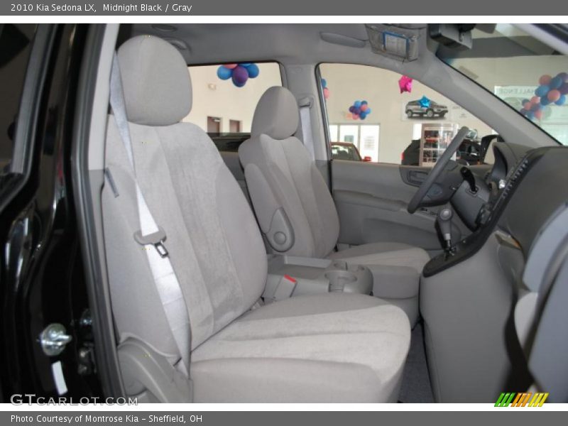 Midnight Black / Gray 2010 Kia Sedona LX