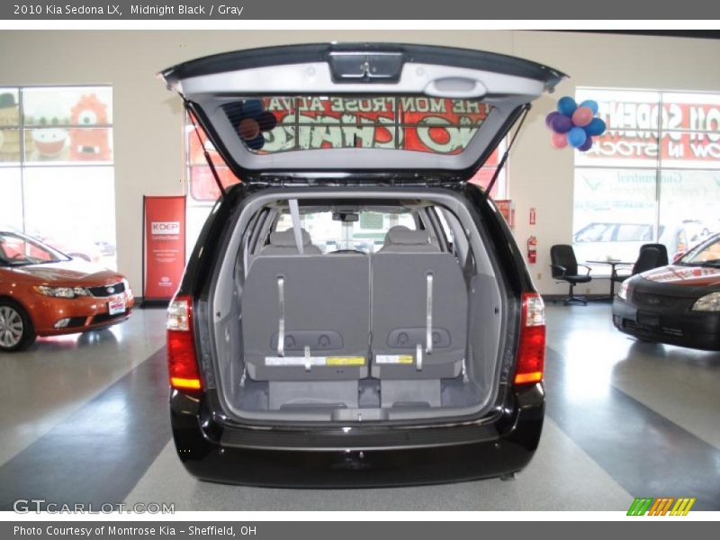 Midnight Black / Gray 2010 Kia Sedona LX