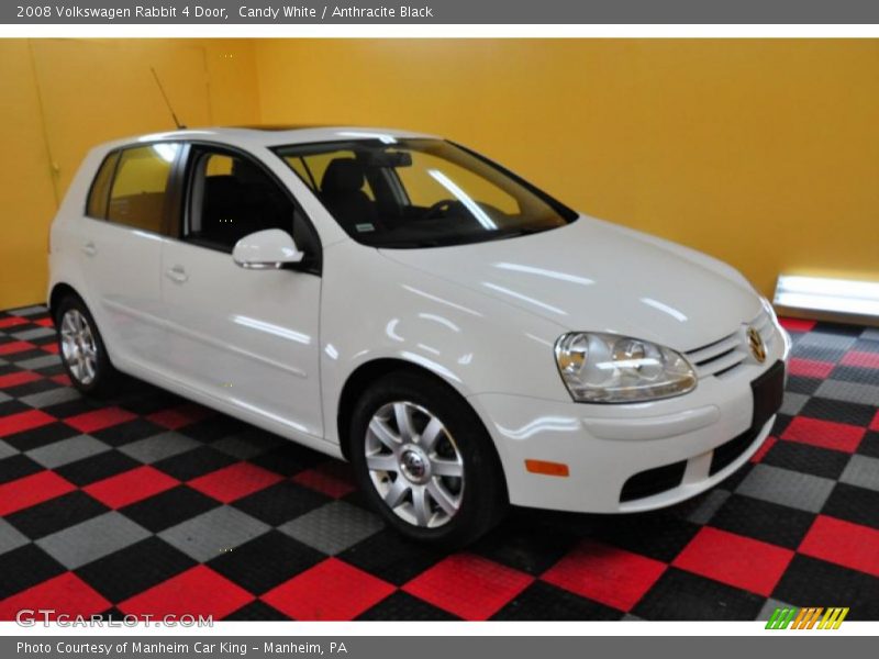 Candy White / Anthracite Black 2008 Volkswagen Rabbit 4 Door