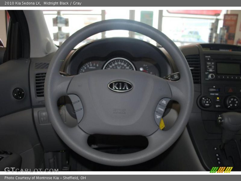 Midnight Black / Gray 2010 Kia Sedona LX