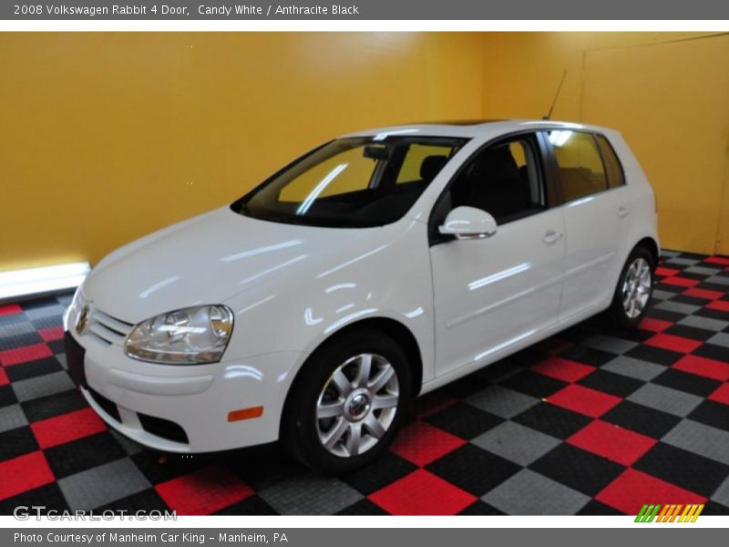 Candy White / Anthracite Black 2008 Volkswagen Rabbit 4 Door