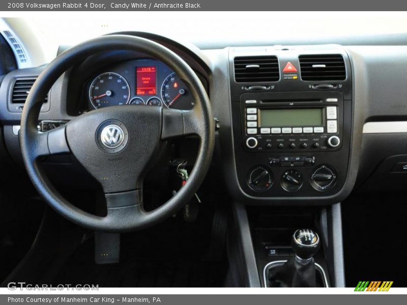 Candy White / Anthracite Black 2008 Volkswagen Rabbit 4 Door