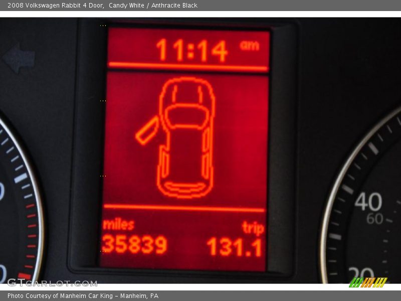 Candy White / Anthracite Black 2008 Volkswagen Rabbit 4 Door