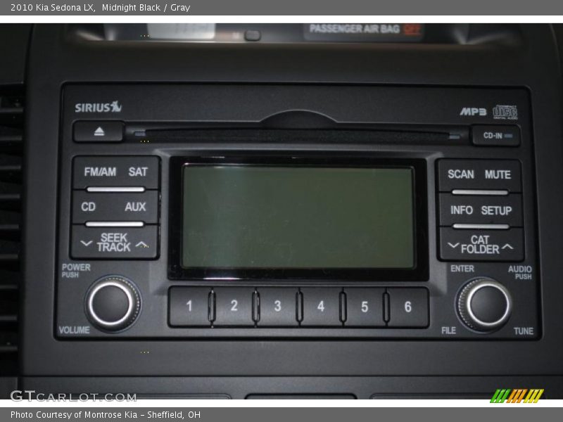 Midnight Black / Gray 2010 Kia Sedona LX