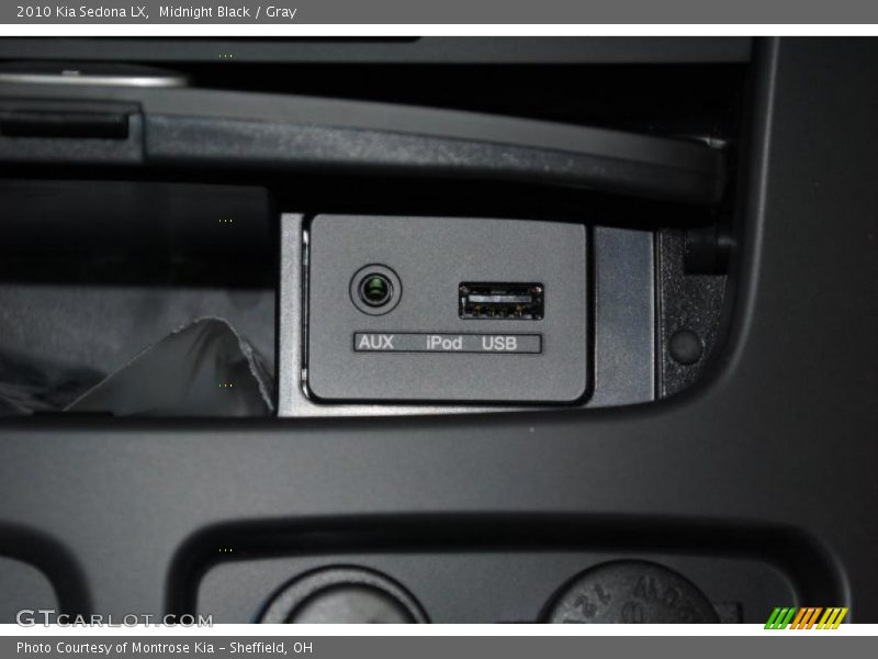 Midnight Black / Gray 2010 Kia Sedona LX