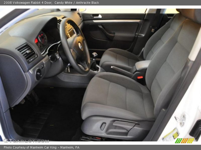 Candy White / Anthracite Black 2008 Volkswagen Rabbit 4 Door