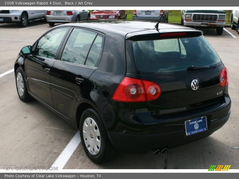 Black / Art Grey 2008 Volkswagen Rabbit 4 Door
