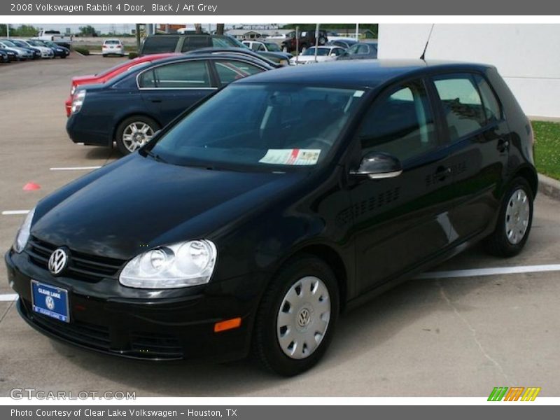 Black / Art Grey 2008 Volkswagen Rabbit 4 Door