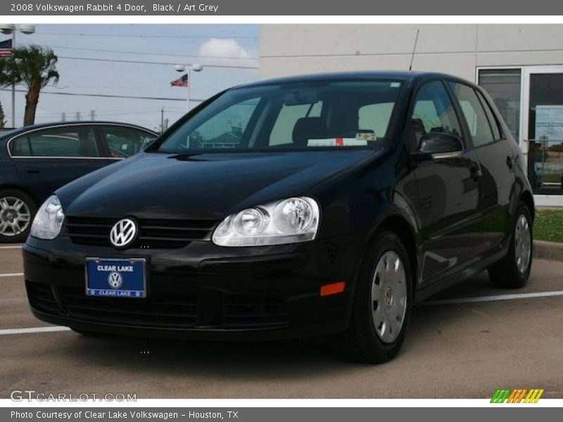 Black / Art Grey 2008 Volkswagen Rabbit 4 Door