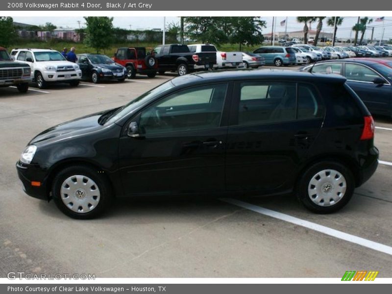 Black / Art Grey 2008 Volkswagen Rabbit 4 Door
