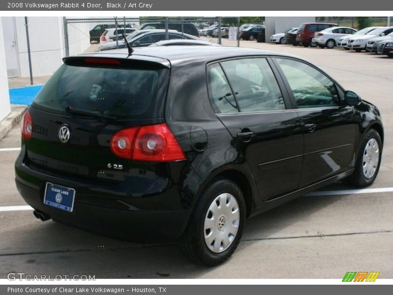 Black / Art Grey 2008 Volkswagen Rabbit 4 Door