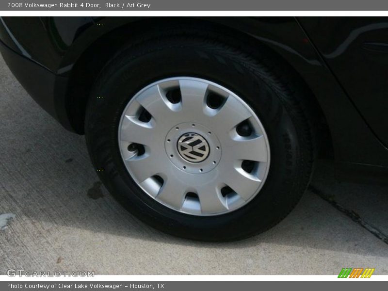 Black / Art Grey 2008 Volkswagen Rabbit 4 Door