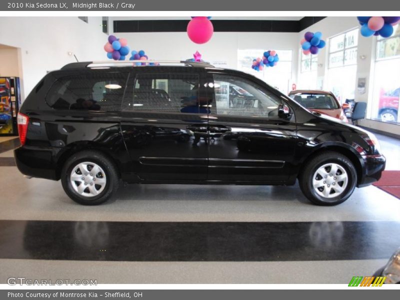 Midnight Black / Gray 2010 Kia Sedona LX