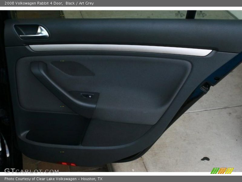 Black / Art Grey 2008 Volkswagen Rabbit 4 Door