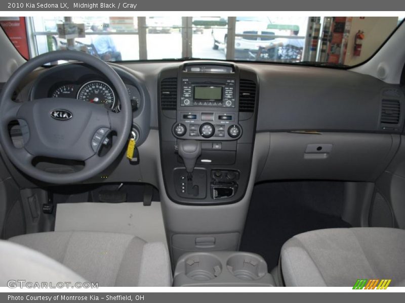 Midnight Black / Gray 2010 Kia Sedona LX