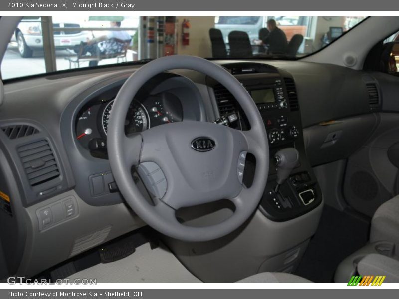 Midnight Black / Gray 2010 Kia Sedona LX