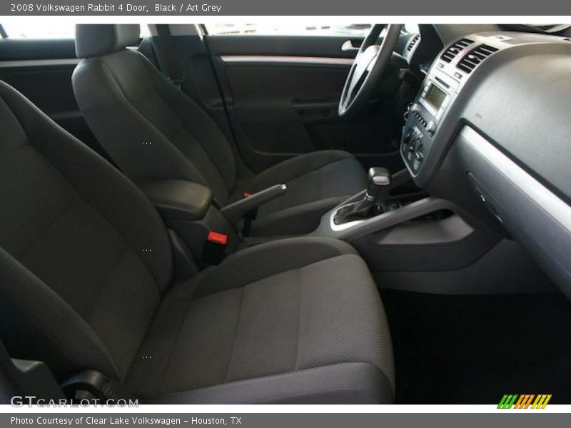 Black / Art Grey 2008 Volkswagen Rabbit 4 Door