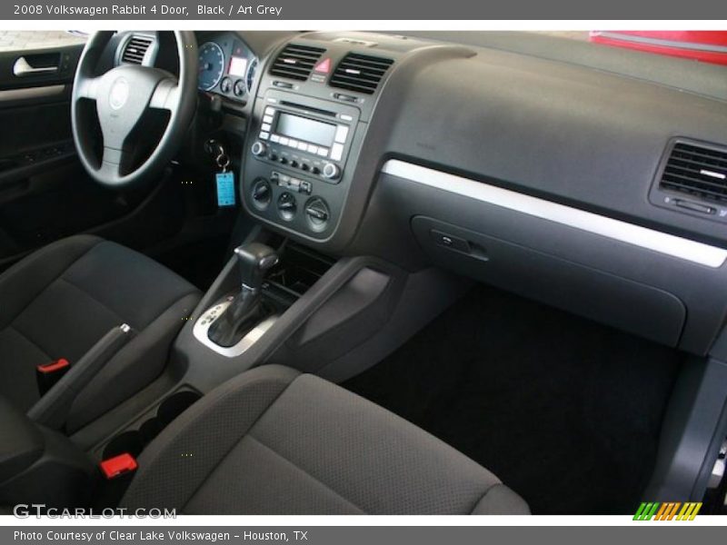Black / Art Grey 2008 Volkswagen Rabbit 4 Door