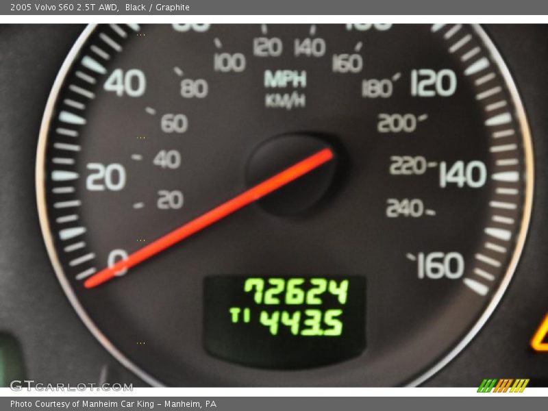 Black / Graphite 2005 Volvo S60 2.5T AWD