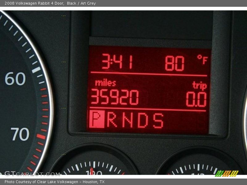 Black / Art Grey 2008 Volkswagen Rabbit 4 Door