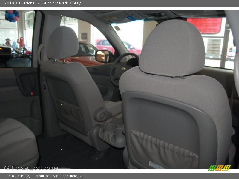 Midnight Black / Gray 2010 Kia Sedona LX