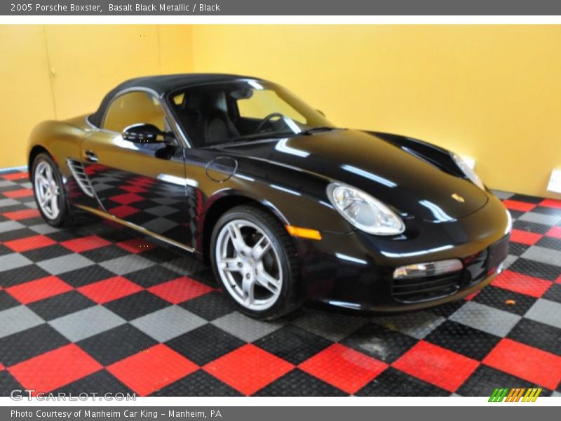 Basalt Black Metallic / Black 2005 Porsche Boxster