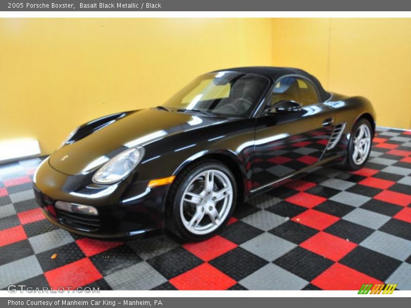 Basalt Black Metallic / Black 2005 Porsche Boxster