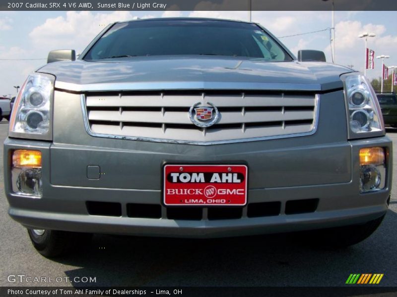 Sunset Blue / Light Gray 2007 Cadillac SRX 4 V6 AWD