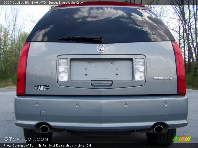 Sunset Blue / Light Gray 2007 Cadillac SRX 4 V6 AWD