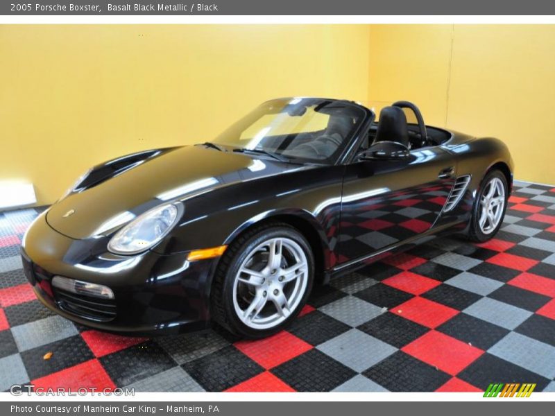 Basalt Black Metallic / Black 2005 Porsche Boxster