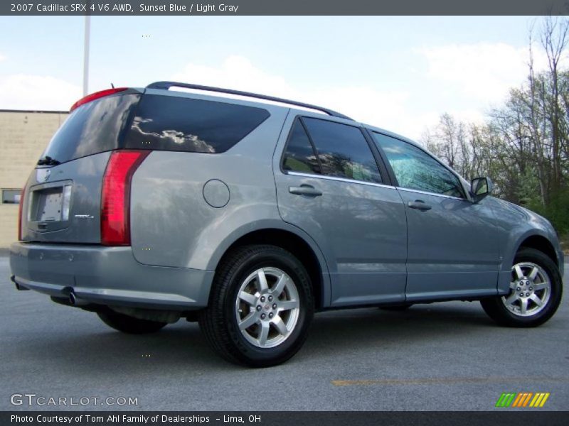 Sunset Blue / Light Gray 2007 Cadillac SRX 4 V6 AWD