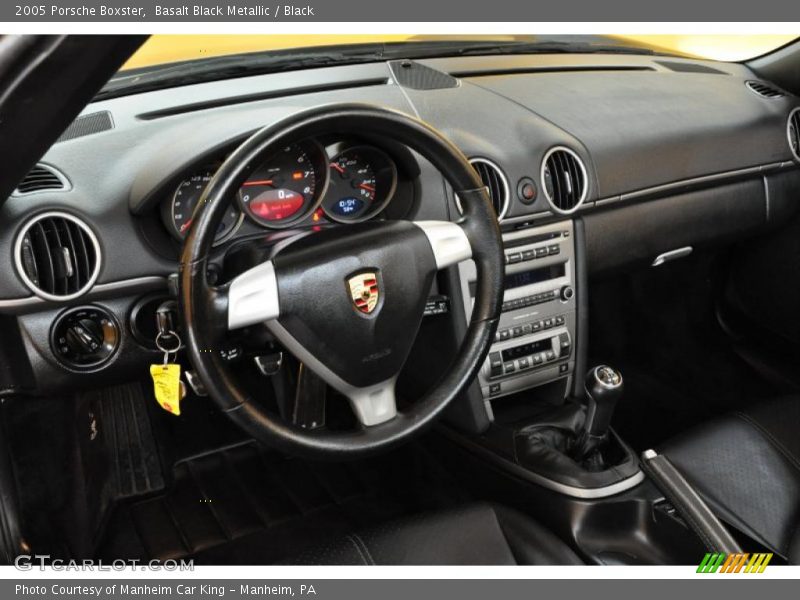 Basalt Black Metallic / Black 2005 Porsche Boxster