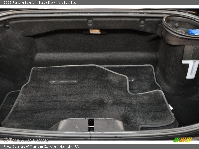 Basalt Black Metallic / Black 2005 Porsche Boxster